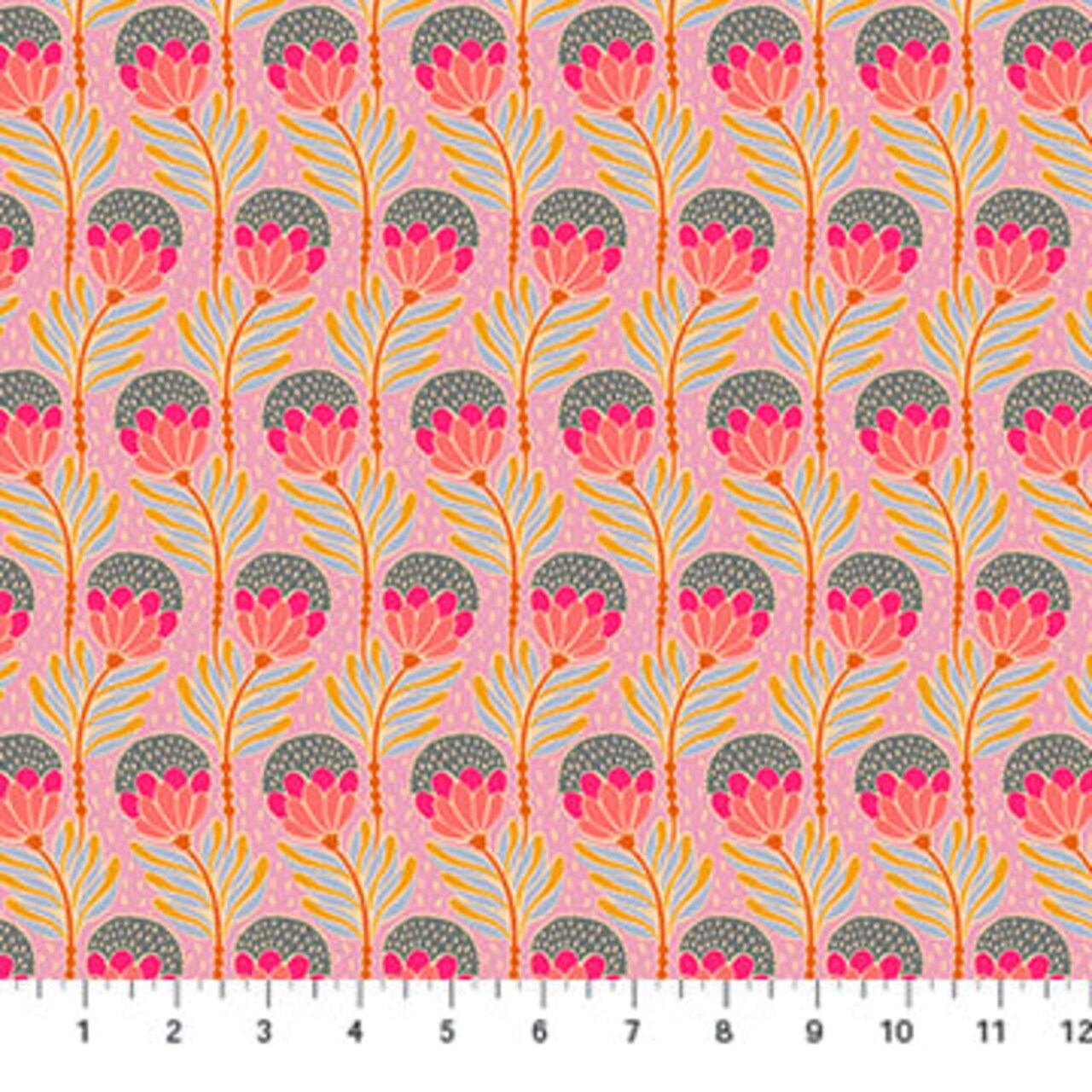 Fabric Northcott Lavender Bouncy Blooms Shooting Star by the Quarter Yard AMT117-83V